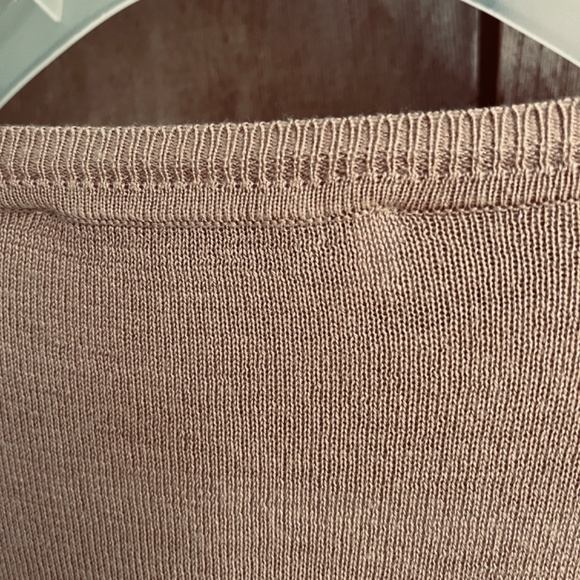 ZARA Knit Soft Sweater Camel Crew Neck Pullover JUMPER Raglan Long Sleeves M - Picture 11 of 12